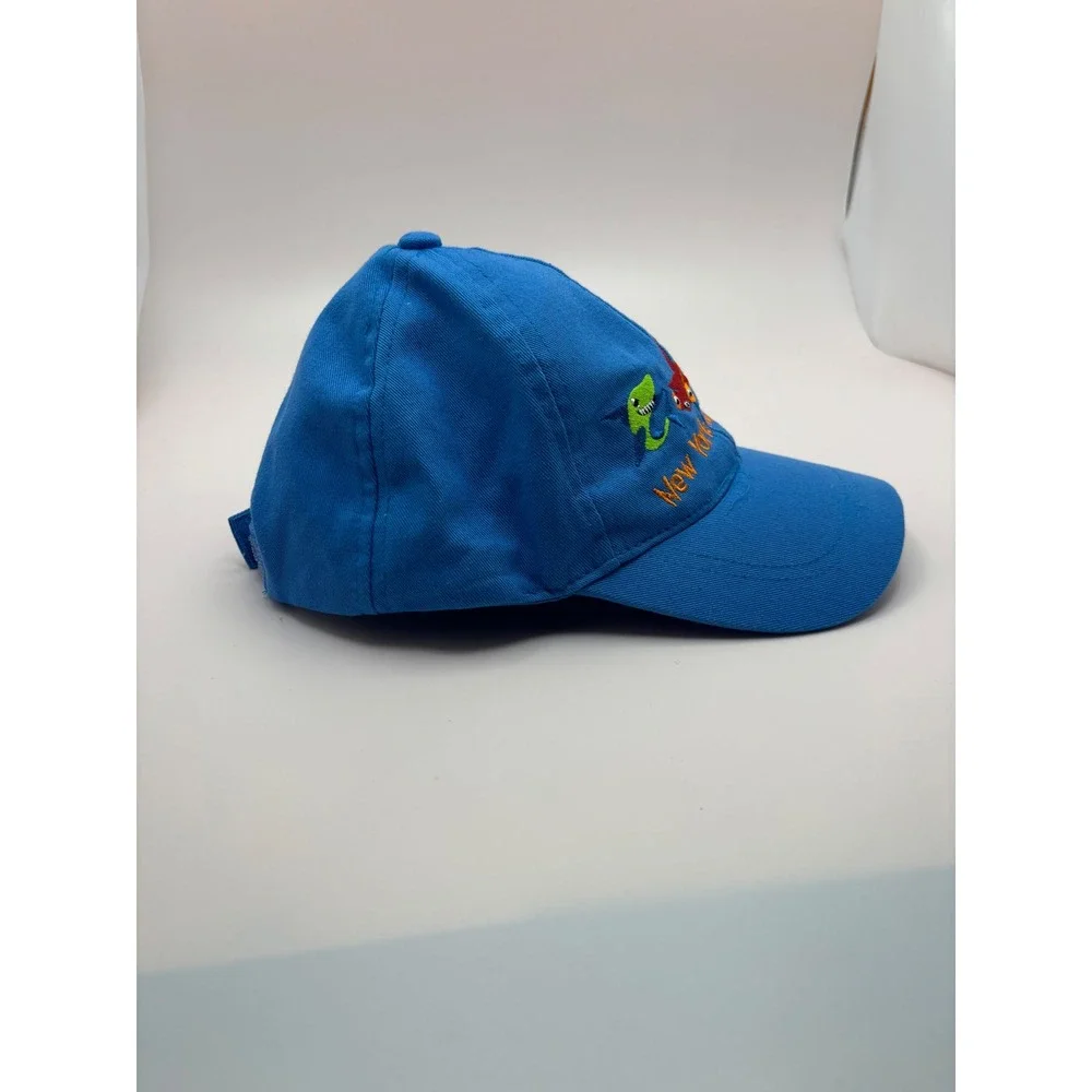 Jacobson Hat New York Aquarium Shark Embroidered Blue Cotton Baseball Cap Tots